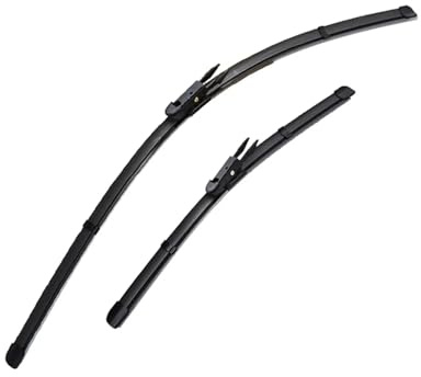 Scheibenwischer-Set für Smart ForTwo W451 Bj. 2007-2014 | Vorne 23/21 | Nur Linkslenker | Pinch Tab Befestigung | Streifenfrei & Leise