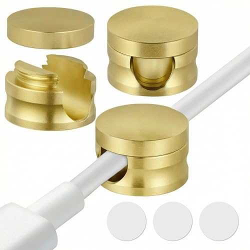 Kofuyni 3 Pack Upgraded Cord Management Clips with Extra-Large Adhesive