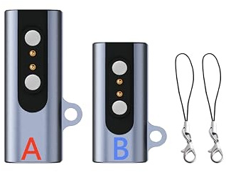 Universal Charger Magnetic 2 Pin for Smart Watch, Smartwatch Universal Accessories USB Type-C to 2-Pin Charging Adapter Compatible with all 2.54mm - 2.84mm-Pin-Pitch Smartwatch [Model A&B, One fit]