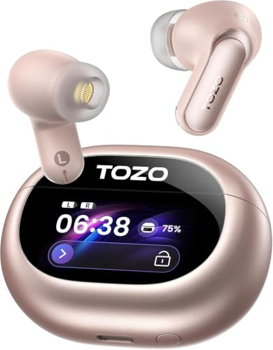 TOZO NC20 Pro Kopfhörer Kabellos Bluetooth, In Ear Kopfhörer, Titan Roségold