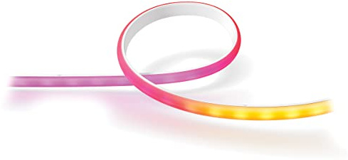 Philips Hue Gradient LED Streifen 3 Meter - Weißes und Farbiges Licht - Light Strip - inkl. 1 Stromkabel - Hue White and Color Ambiance Gradient