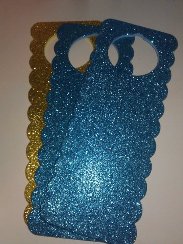 Fibre Crafts 817225 59E Creative Hands 6Piece Glitter Foam Door Hanger