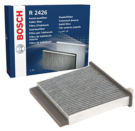 Bosch R2426 - Filtre d'habitacle anti-odeurs au charbon actif - filtre à poussière et à pollen