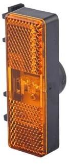 HELLA 2PS 008 643-031 Seitenmarkierungsleuchte - Begrenzungsleuchte - Anhänger - Wohnwagen - LED - 24V - geschraubt/Anbau - ADR/GGVS - Lichtscheibenfarbe: gelb - links/rechts - Menge: 1