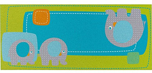 Haba 301058 Teppich Elefant Egon (Baumwolle, 60x140cm) [Spielzeug] [Spielzeug]