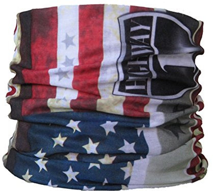 Tour de cou multifonctions avec pour motif le drapeau américain, Highway1