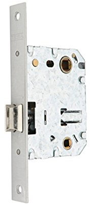 Tesa Assa Abloy 134U50HN Picaporte Unificado Para Puertas de Madera Niquelado Entrada 50 mm, Frente Cuadrado 134U