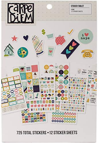 Carpe Diem Home Stickers A5 12/Pkg-