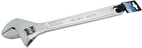 Hilka Tools 18010150 Heavy Duty Adjustable Wrench, Silver, 15-Inch, 380 mm