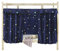YSXY Bettvorhang Vorhang Hochbett Schlafzelt Spielzelt Kinderbett Bett Etagenbett Studentenwohnheim Kinderzimmer,1.5x2M (1pcs) Planet Muster,Dunkelblau
