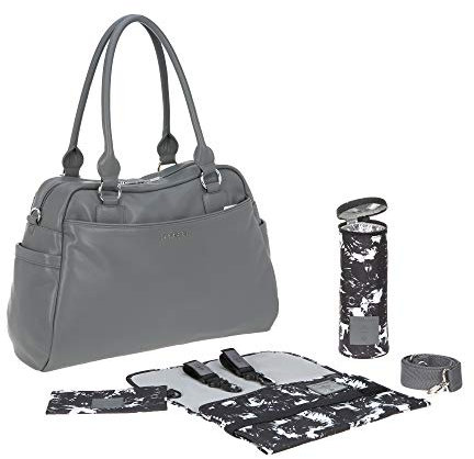 Lässig 1101024236 Tender Andrea Bag Wickeltasche anthrazit, grau