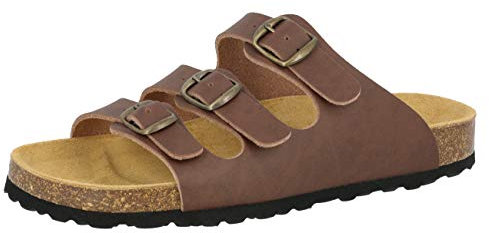 Lico Damen Bioline Lady Pantoletten, braun