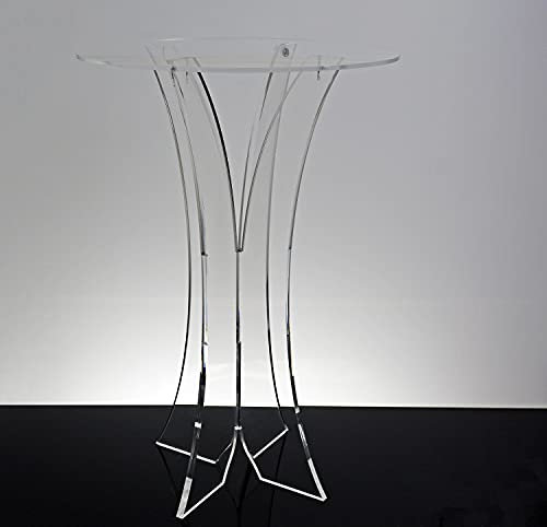 Slato Honos Couchtisch, modernes Design, aus transparentem Acrylkristall, 40 x 60 cm