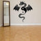 Yin Yang Wandaufkleber Aufkleber Drachen Reptil Yin Yang Tattoo Wandaufkleber Wohnkultur Wohnzimmer Wandkunst Wandbild 57X62 Cm