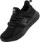FitVille Extra Weite Laufschuhe Herren Dämpfung Straßenlaufschuhe Bequeme atmungsaktive Outdoor Joggingschuhe rutschfest Turnschuhe Schwarz 42.5 EU X-Weit