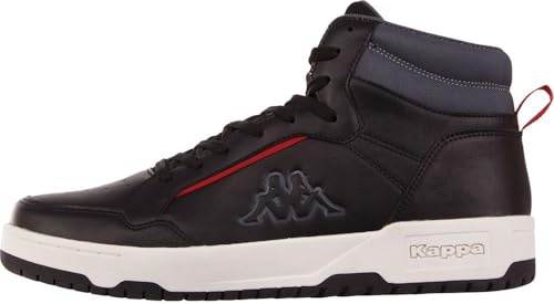 Kappa Stylecode: 243317 Hailes Unisex Sneaker, Black Grey, 42 EU
