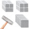 20PCS Window Screen Repair Patches Kit, Self Adhesive Screen Window Mesh Repair Fiberglass Window Repair Kit Screen Door Repair Kit for Repairing Screen Windows Doors Tents Nets (3 Sizes)