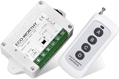 DCHOUSE 12 V DC controllo del motore, kit di controllo remoto positivo a inversione per attuatore lineare, kit di controllo remoto avanti e indietro