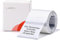 NIIMBOT Thermo Etiketten Selbstklebend, B1/B21/B3S Etikettenband Papier für Schule, Zuhause, Büro, Kleine Unternehmen (Klar-Rechteck-40 x 30mm)