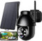SeeVision Solar Security Cameras Wireless Outdoor, 2K Battery Powered PTZ WiFi 3MP Indoor Camera for Home with Spotlight, PIR Motion Detection, Siren, Color Night Vision, 2-Way Talk, SD/Cloud Storage