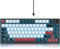 Guffercty kred 75% Percent Mechanical Keyboard with Knob, Gasket Mouted Wired TKL Gaming Keyboard 75 Percent Hot Swappable Programmable for Windows Laptop PC Gamer（82 White）