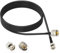 Superbat BNC Stecker auf UHF Stecker kabel 50 Ohm RG58 Verlängerungskabel 2m für HF-Anwendungen,Antenne,Amateurfunk,Oszilloskop, Empfänger,Splitter usw.