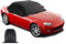 Halbgarage für Mazda MX-5 MK4 2015-2024, 420D Oxford wasserdichte Autoabdeckung, UV-Schutz, staubdichte Abdeckung vor Sonne, EIS, Frost und Schnee für 2015-2024 ND, 2018-2024 ND2