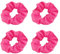 4pcs Neon Scrunchies für Haar 80er Jahre,Neon Haar Zubehör Scrunchy Elastische Haarbänder Haarseile Dehnbare Haarbinder Ponytail Halter für 80er Jahre Party Outfit (rosarot)