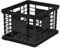Iris Ohyama, Plastic Legal, Letter file crate for Hanging files, Black, Four built-in handles, Stackable, Durable, for Files, Towels & Book, BPA free, Container, Storage box, SC-LL