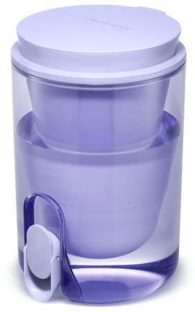 LifeStraw Home Studio Water Filter Dispenser, 10-Cup, Thistle Purple, BPA-Free Designed for Everyday Protects Against Bacteria, parasites, microplastics, PFAS, Lead, and Improves Taste