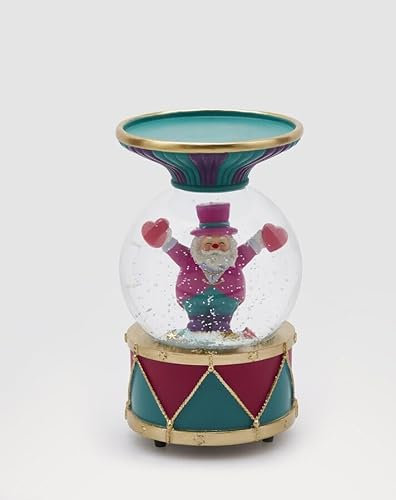 EDG Enzo De Gasperi Teelichthalter Weihnachten Kugel Zirkus Spieluhr H 17 cm mehrfarbig