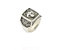 Indianerschmuck Ring Wolf Wolfsring Indianerring Westernschmuck Wolfskopf Navajo Style (69 (22.0))
