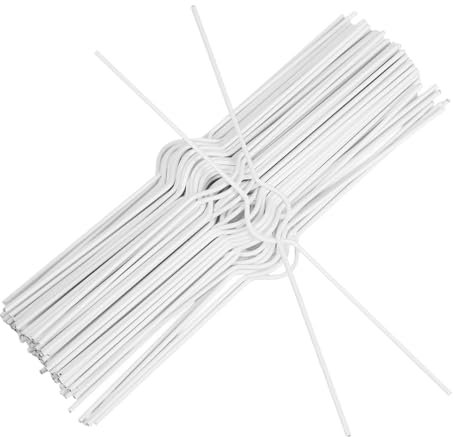 SEWACC 100 Pcs Calendar Hanger for Wall Iron Poster Hook Hangers Wire Calendar Hangers Wall Calendar Holder Photo Album Hanger Calendar Hook