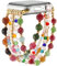Greaciary Pearl Bracelet Compatible with 40mm Apple Watch band 38mm Series 6 5 Women,Fashion Handmade Elastic Stretch Cute Beaded Strap Replacement (Rainbow, 38mm/40mm Medium)