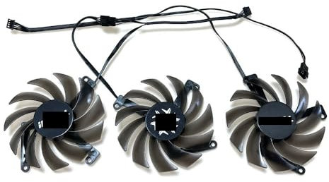 BDAKQJV Scheda Grafica Ventola GPU 3Fan/1SET CF-12915S RTX 3080 3070 X4 Compatibile con Ventola di Raffreddamento della Scheda Video RTX 3080、RTX 3080 Ti、RTX 3090 X4(Fan-B)