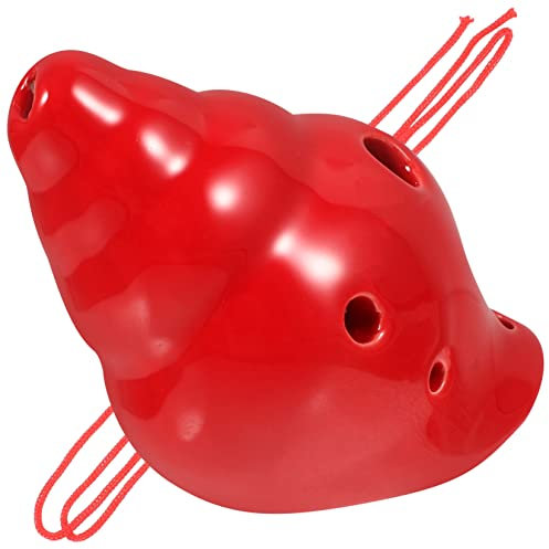 HEMOTON Ocarina Portable Forme Conque Décorative Instrument Débutant Mélodieux