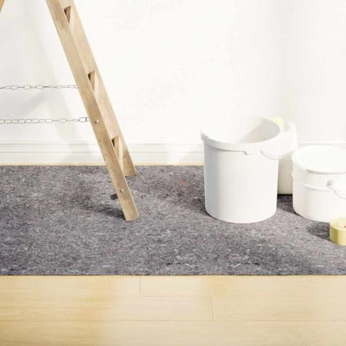 GCHDHAPB Malervlies Antirutsch 2 Stück 515cm 280g/m² grau