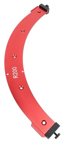 DEWIN RADIUS Jig Router Modello in Alluminio Lega per la Lavorazione del Legno per la Falegnameria R200 ARC Che Taglia lo Strumento Ausiliario per il Mobile