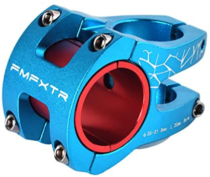INACMWIH 31,8/35 mm Mountainbike Vorbau MTB Fahrrad Lenker Kurz Vorbau Teile Blau