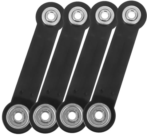KOMBIUDA 4pcs Patio Glider Bearing Arm Brackets Outdoor Swing Glider Kit with Hole Diameter Weatherproof Rocker Arm Replacement for Garden Bench and Porch Swing Low-friction Seat Support