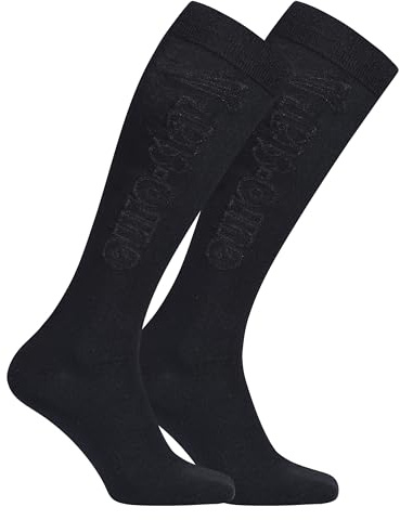 euro-star Socken Kniestrümpfe Reitsocken ESNyla Black, Größe:35-38