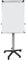 Bi-Office Lavagna Portablocco Mobile Earth, Cavalletto Treppiedi Ecologico, Superficie Cancellabile a Secco Non-Magnetica, Struttura Nera, 700 x 1000 mm (Euro)