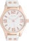 Oozoo Damenuhr mit Lederband 46 MM Weiss/Rosegold C1150