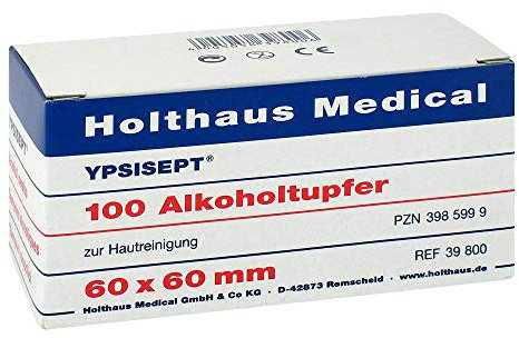 ALKOHOLTUPFER YPSISEPT 25x65 mm 100 St