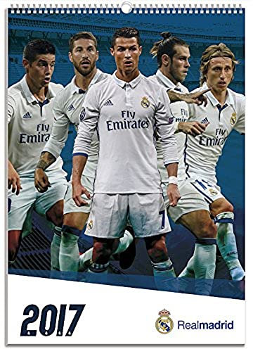 2017 Real Madrid A3 Calendar
