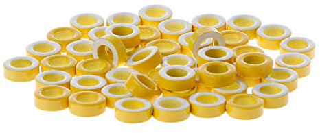 BIlinli 50 Teile/Satz T50-26 Eisen Power Core Ringkern Ferrit Ringe 7,5mm ID Für Induktoren