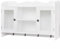 yorten Wandschrank Küchenschrank Landhaus Bücher/DVD/Gläser Schrank Regal MDF Weiß mit den 4 Haken