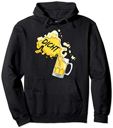 Hacke Dicht Party Bier Partnerlook Saufen Spruch Pullover Hoodie