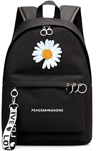 G-Dragon Rucksack Student Daypack Schultasche Geschenkwaren Laptoptasche Gänseblümchen College School Bookbag Reise Schule Canvas Bags Taeyang DAESUNG