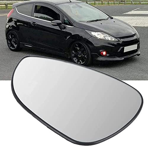 GSRECY For Fiesta Mk7 2008-2017 Lower Door Wing Mirror Glass With Back Plate (Left)